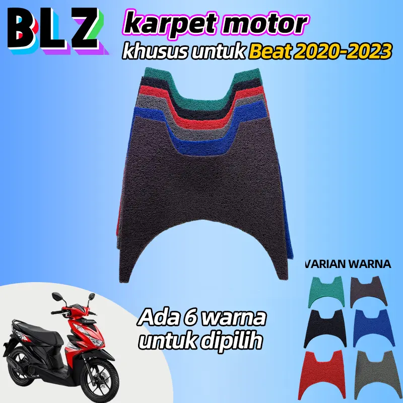 Bolizun - Karpet Motor Honda Beat 2020-2023 - Karpet Pijakan Kaki Honda Beat - Karpet Fiber Honda Beat