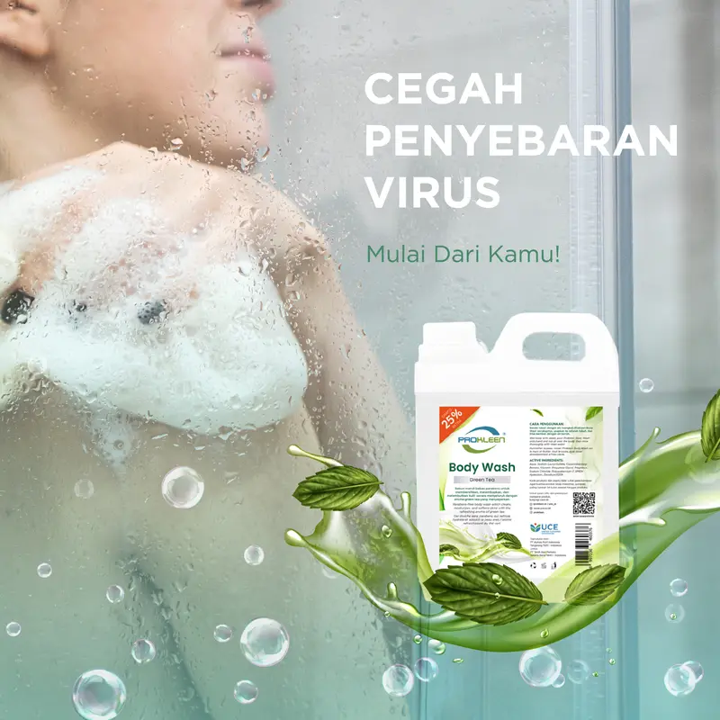 Sabun Mandi BATH & BODY WASH FOAM PREMIUM PROKLEEN 800mL REFILL 1