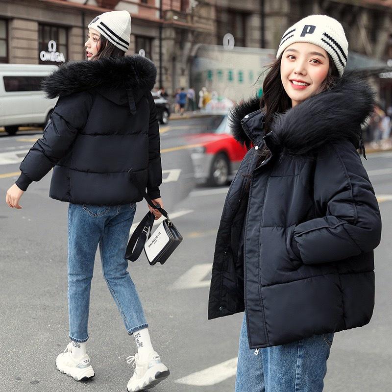 ÁO KHOÁC PHAO NỮ MŨ NÓN LÔNG CAO CẤP ẤM ÁP MÙA ĐÔNG ( NÓN THÁO RỜI ) Jacket Women Top 5