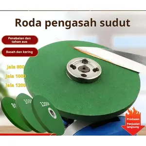 2PCS Penggiling sudut pisau penggiling roda gerinda pisau dapur pemoles pisau gerinda cakram memakai halus halus pisau dapur gerinda bor pemoles senjata ajaib Logam