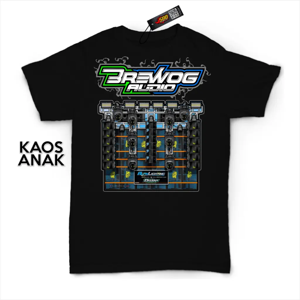 KAOS ANAK-ANAK Baju Kaos Sound System Anak Brewog Audio Sound Horeg Team Sotok Katun | Sound Balap Blitar