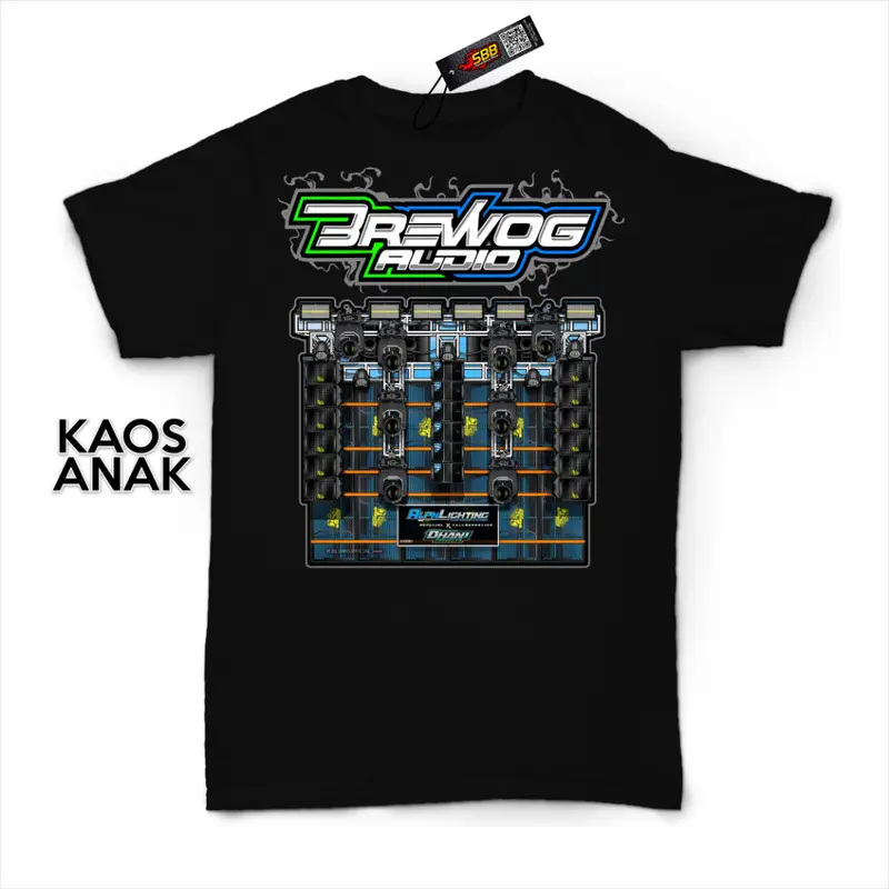KAOS ANAK-ANAK Baju Kaos Sound System Anak Brewog Audio Sound Horeg Team Sotok Katun | Sound Balap Blitar 0