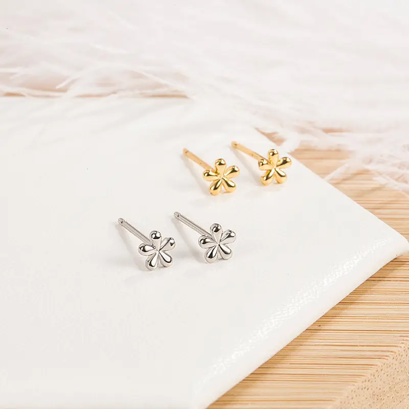 Bông Tai Thời Trang Nữ Màu Bạc/Vàng - Trang Sức Hàn Quốc, Không Phai Màu, Không Xỉn Den, Quà tặng | Luxe & Luster Jewelry