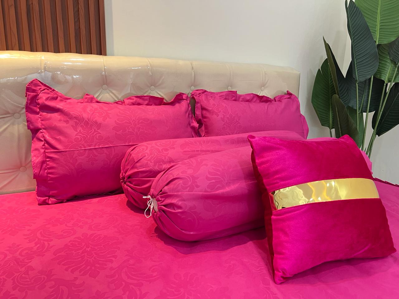 ( PER 2PCS ) Sarung Bantal Kepala Dan Guling