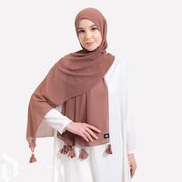 Gambar Idekurajut - Pashmina Reyna Shawl Pattern - Peach dari idekurajut_NEW Kab. Garut 1 Tokopedia