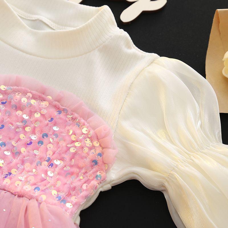 Product Introduction of Pakaian Bayi Perempuan, Skirt Kek, Lengan Panjang, Jacquard Manis, Labuci, Skirt Bayi, Sesuai untuk Musim Bunga dan Musim Luruh, Ketibaan Baru pada 2024 4