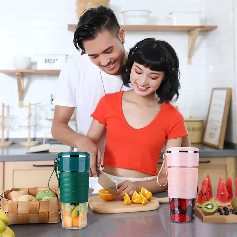 Máy xay Sinh tố Cầm tay mini Dao 4 Lưỡi - Đa năng, Tiện dung, Linh động - Hàng công ty 7