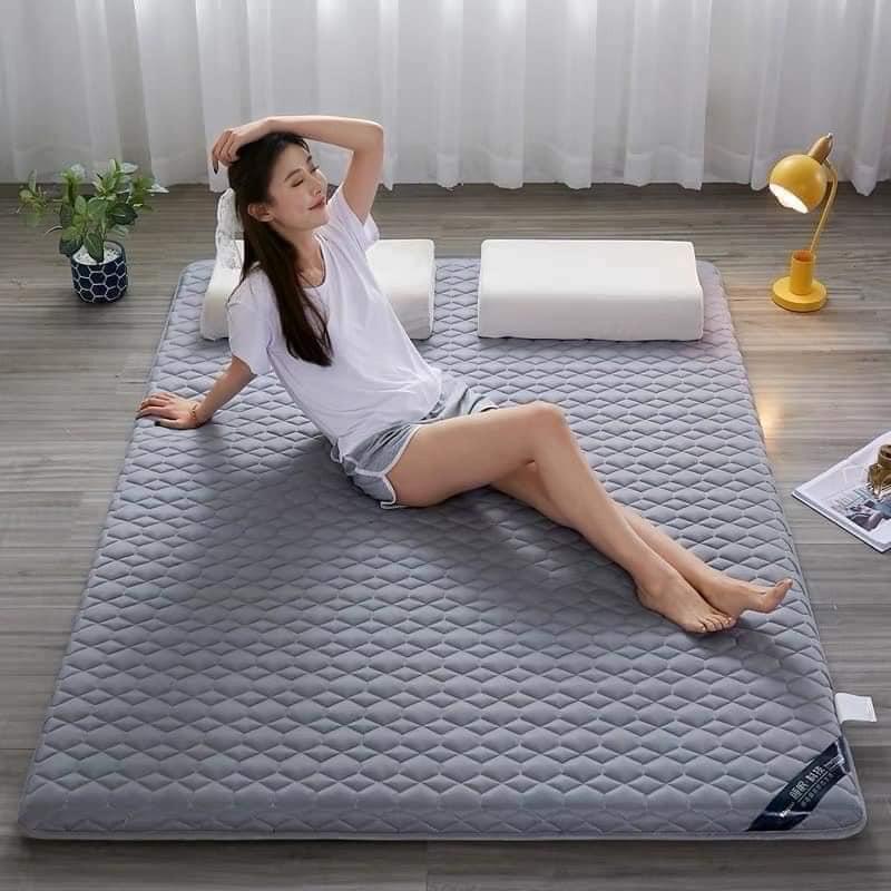 Product Introduction of Đệm Topper Mẫu Mới Cao Cấp Kháng Khuẩn Chống Bụi Cotton Double nem  van Pure Cotton Mềm mại nệm  cao su nệm  topper 19