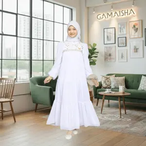 GAMIS  ANAK REMAJA TANGGUNG CERUTI BABYDOLL PREMIUM MIX TULLE TILLE BRUKAT BROKAT DAN RENDA
