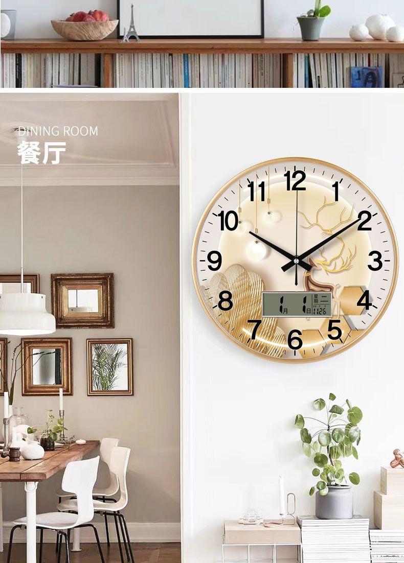 Product Introduction of Đồng Hồ Trang Trí Treo Tường, Im Lặng, Đồng Hồ Treo Tường Phòng Khách Thời Trang, Đồng Hồ Cá Tính Sáng Tạo, Đồng Hồ Bỏ Túi, Đồng Hồ Thạch Anh Gia Dụng Đơn Giản 12