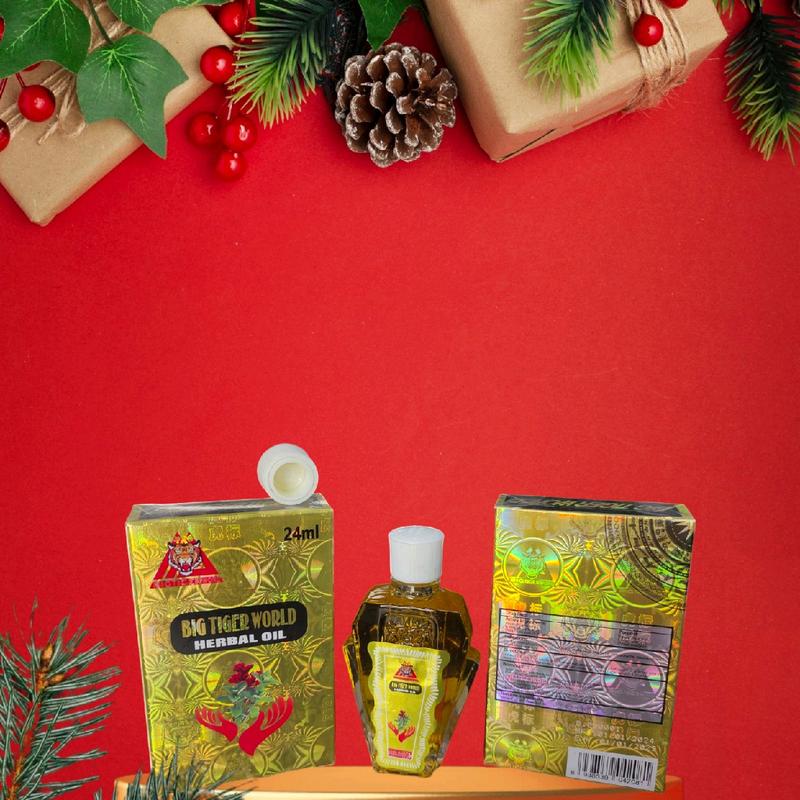(Chính hãng -Tiêu chuẩn Mỹ)Combo 3 chai dầu Tiger 24ml 2 nắp -TIÊU CHUẨN MỸ nóng thơm hỗ trợ giảm đau nhứt hiệu quả cù 3