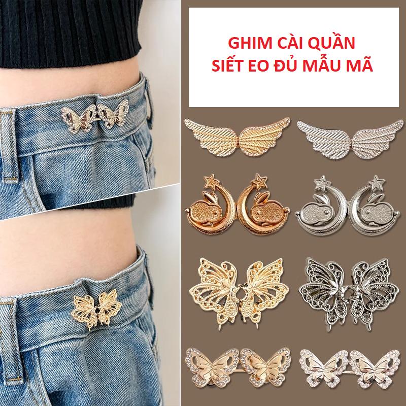 Nút cài/ghim cài thu chỉnh kích thước lưng quần đa năng tiện dụng Thời Trang Hàn Quốc