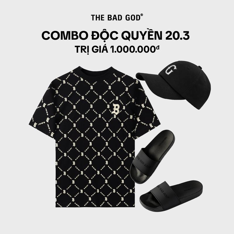 Combo độc quyền 20.3 The Bad God Áo Thun, Mũ, Dép