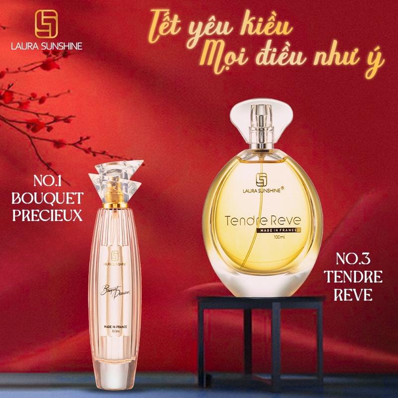 Combo 2 Chai Nước Hoa ( No 1+3) Laura Paris Chai 10ml Perfume Xịt Thơm Nữ 3