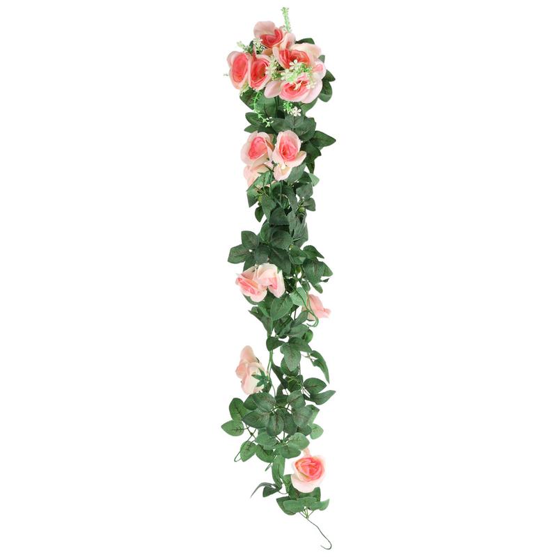 Product Introduction of Artificial Hanging Flowers Fake Rose Vine Hanging Plants Faux Flowers for Wall Bedroom Wedding Garden Indoor Outdoor Decoration 14
