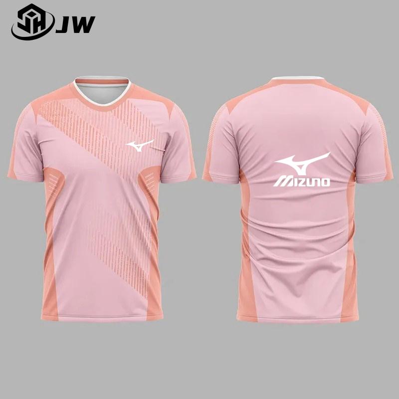 Product Introduction of Thời Trang Phong Cách Mới, Nhanh Khô, Thể Thao Ngoài Trời, Mizuno, In 3D, Cổ Tròn, ngắn Tay Áo, In Tên Và Số Tùy Chỉnh Miễn Phí Top Sport 21