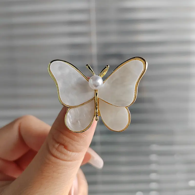 Trâm Cài Hình Bướm, Thiết Kế Fritillary, Dành Cho Nữ, Cao Cấp Và Độc Đáo, Ghim Cài Ngọc Trai, Phụ Kiện Quần Áo, 2024 Women 2