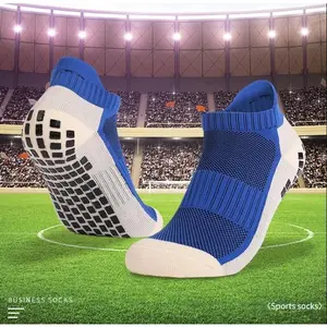 KK185 Kaos Kaki Pendek Futsal Bola Anti Slip Grip Sport GYM Socks