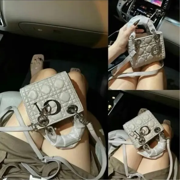 Mẫu túi dáng vuông da lì size mini 12, 14, 17  hàng đẹp  đeo chéo xách tay sang chảnh 1