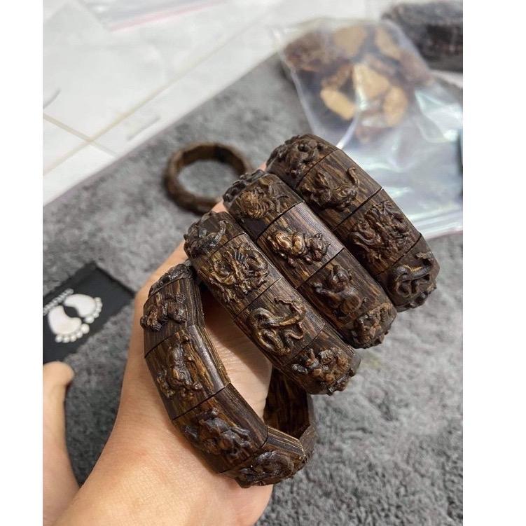 Vòng Trầm Hương 12 Con Giáp Phụ Kiện Đeo Tay 6
