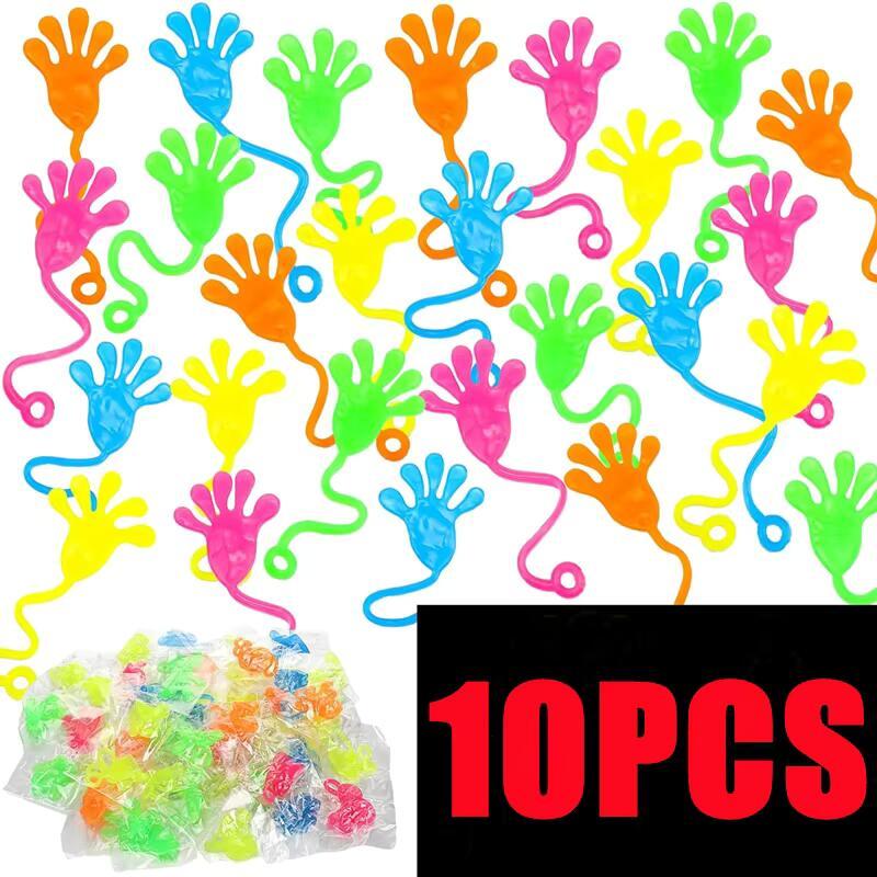 10PC Mini Sticky Hands Toys Perfect for Children Party Favor - TikTok ...