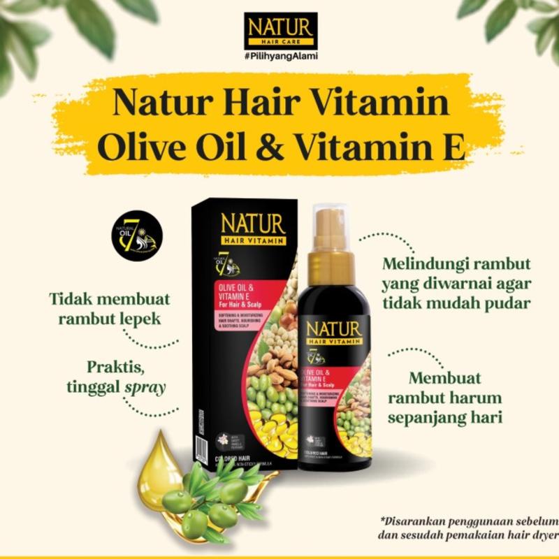 Natur Hair Vitamin 80ml- Nutrisi Rambut 4
