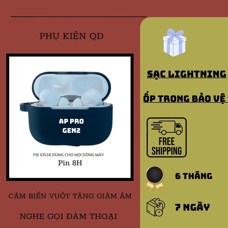 Tai Nghe Bluetooth [Loa To Bass Căng] Pro Gen2 Chip Jerry 6973| Pin 8H Kèm Ốp Bảo Vệ + Cap Usb. Bảo Hành 6 Tháng Lỗi Đổi Mới Nhét Tai Nhạc Earphone, Micro tích hợp sẵn Nghe Nhạc Bluetooth