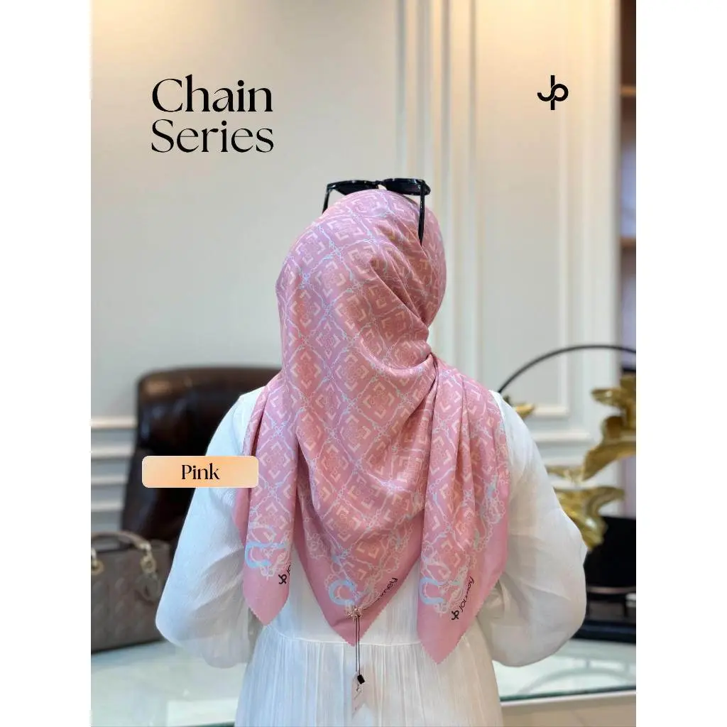 Hijab Sefiempat CHAIN Series Journey Voal Premium Versi KW