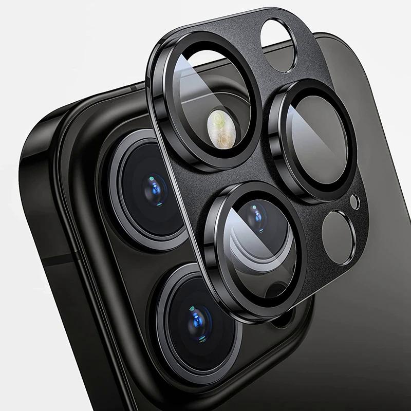 Product Introduction of Metal Camera Protector For iPhone 16 Pro Max 16Pro 16Plus15 14 Pro Max Alloy Case Back Lens Tempered Glass Cover Protective CapCherry3Cstore Accessories Handheld 4