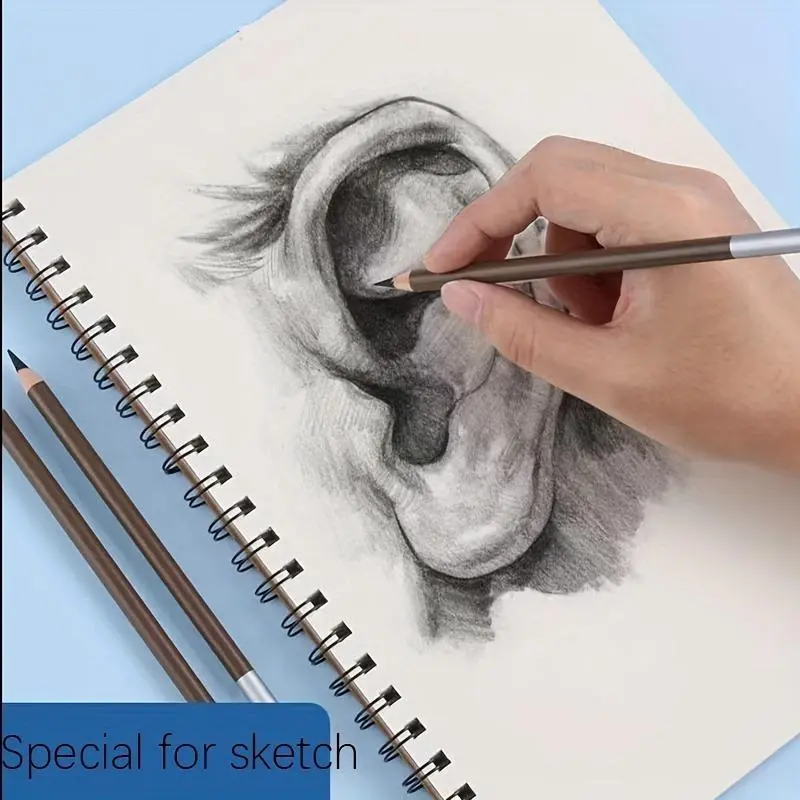 Sketch Book, 1 Count Spiral Sketch Book, 50 Sheets Art Sketch Book, Art Drawing Writing Paper for Adults Beginners Artist 3