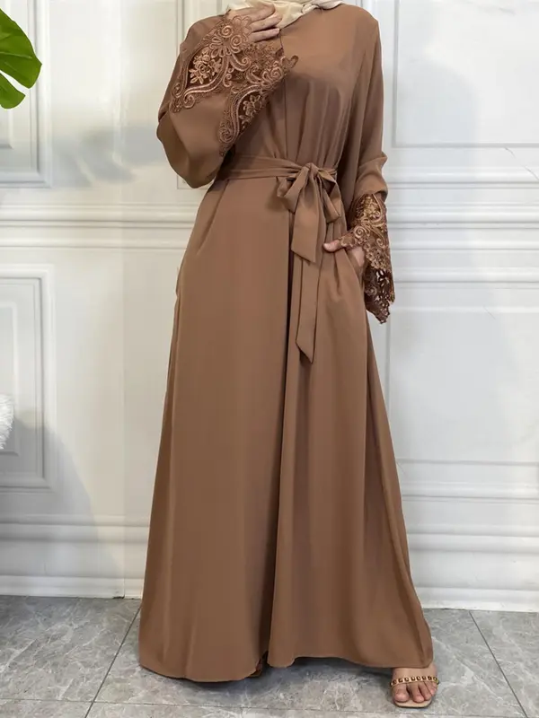 🔥BEST SELLER｜Front Zipper Nursing Abaya Dress✨ 🌺Breathable Nida Fabric｜5 Colors & Sizes｜Lace Cuffs & Adjustable Tie 💫Modest Muslim Fashion｜Perfect for Pregnancy & Breastfeeding #MaternityFashion #NursingDress #ModestOutfit #MuslimahStyle #6659 6