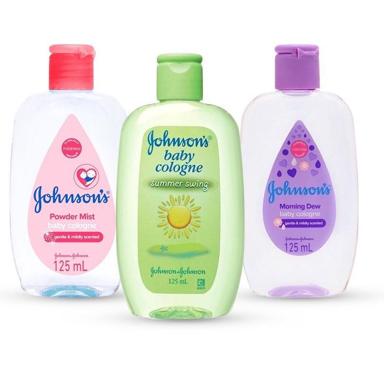 Nước hoa cho bé JOHNSON Baby Cologne Morning Dew / Powder Mist (125ml)|Nước hoa trẻ em cho bé sơ sinh Jonhson baby