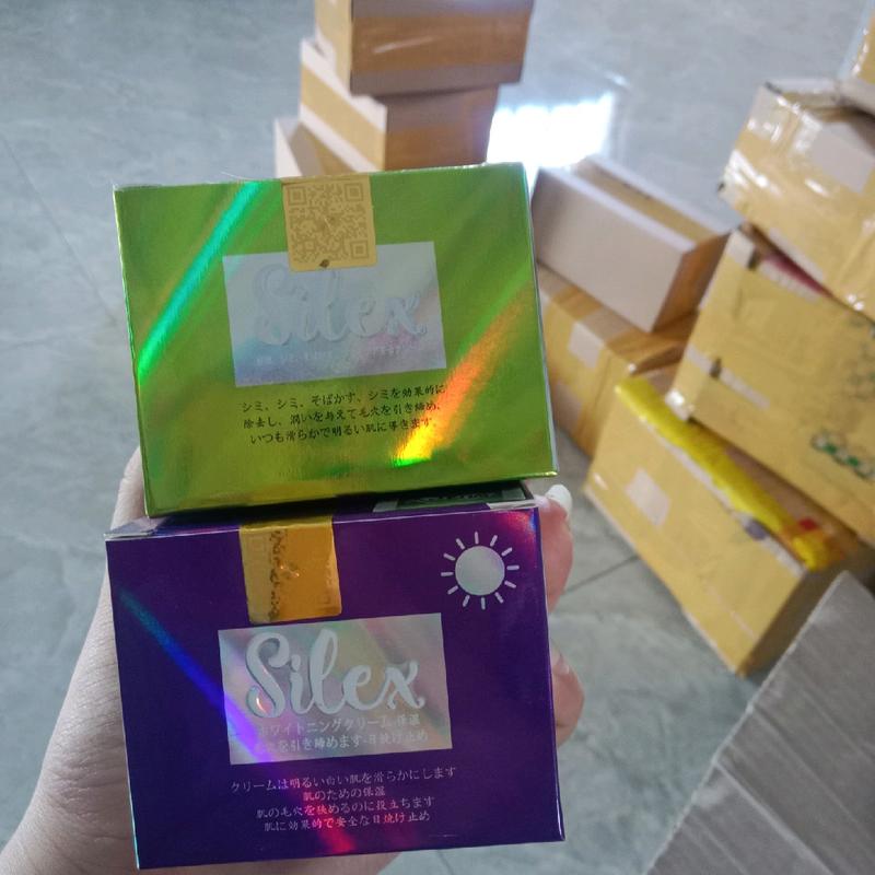 [Ngày &đêm] kem silex xanh tảo biển và silex tím dành cho da nám,thâm mụn,dưỡng trắng Làm trắng răng Cấp nước Kiểm soát dầu 5