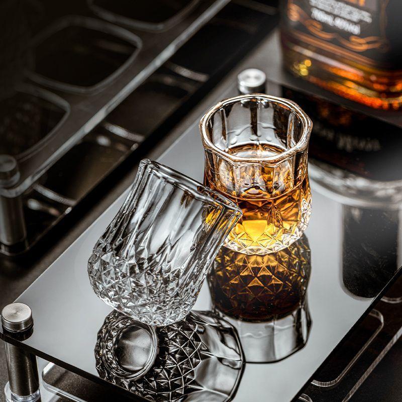 Bộ cốc uống rượu vang trắng gia dụng giá cả phải chăng Cốc bắn rượu sang trọng 100.00G 50.00G-End Cốc rượu nhỏ đẹp mắt năm 2024 5