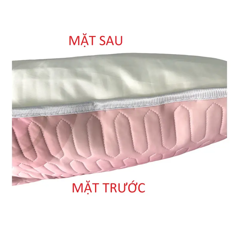 Vỏ gối điều hòa cao su non tencel size 50x70cm, chất liệu mịn mát, giúp bạn có giấc ngủ ngon, áo gối cao su benben 7
