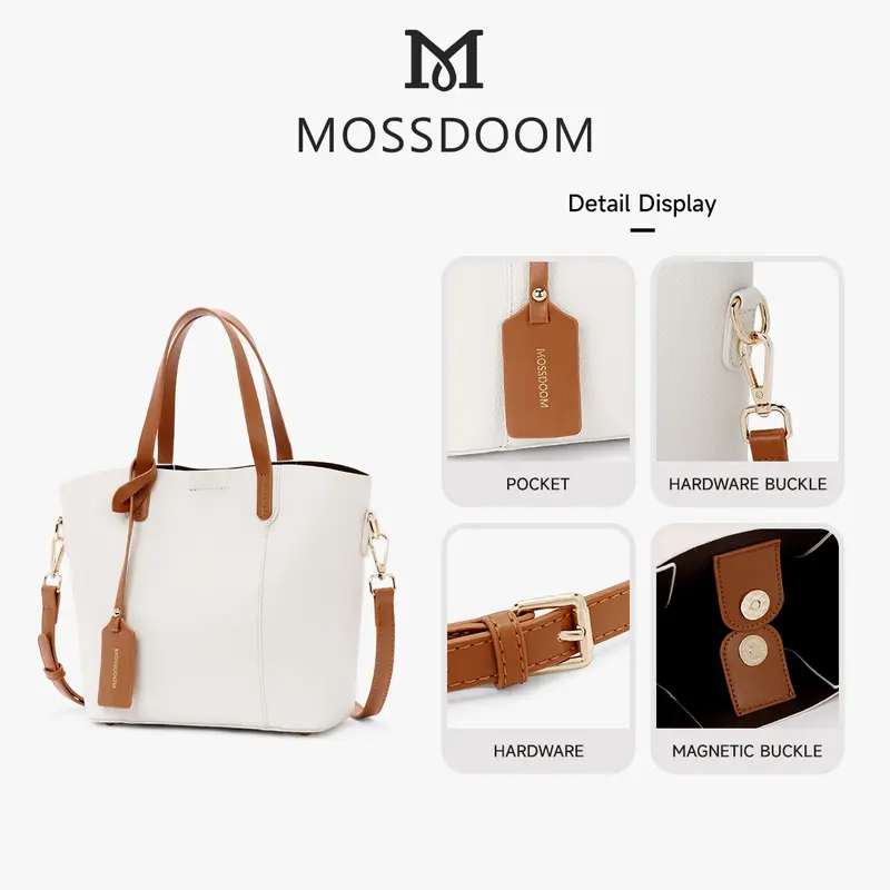 【XẢ KHO】MOSSDOOM Fefi Bag-Túi Xách Nữ, Túi Đeo Vai Đơn Giản 8