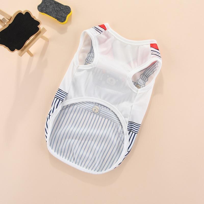 Pet Cat Costume Small Dog Cat Clothes Cute Puppy Cat Kitten T-shirt Summer Vest Shirt Apparel For Spring And Summer Dog Vests 2