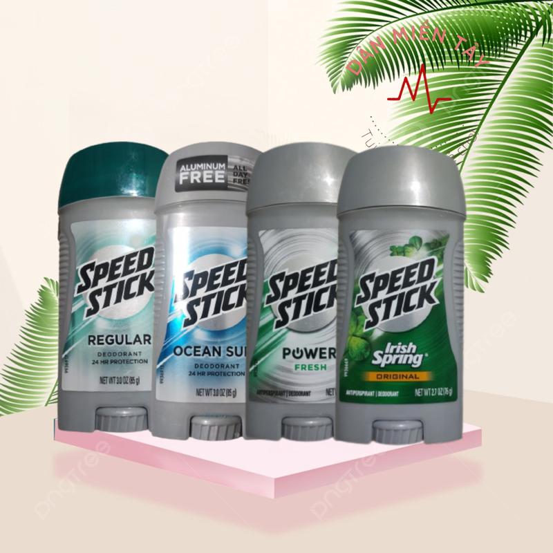 Lăn Khử Mùi Cho Nam Speed Stick Power Fresh/ Iris/ Regular/ Ocean/ Degree/ Old Spice