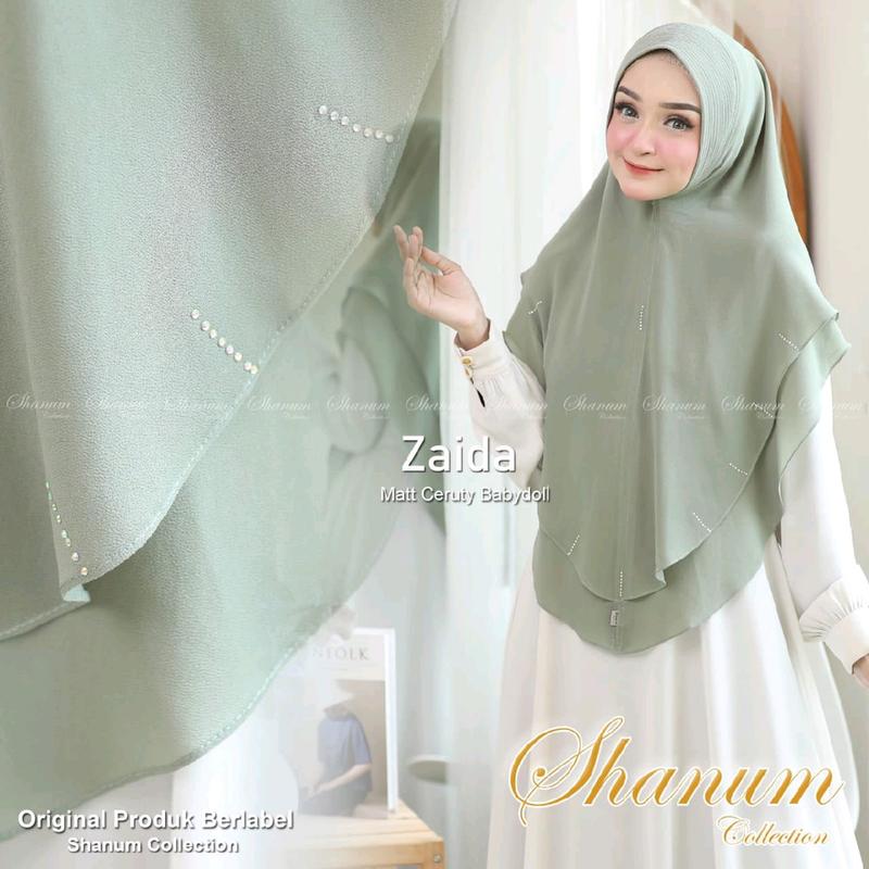 Khimar Hijab Syar'i Ceruty Premium Babydoll ZAIDA 1