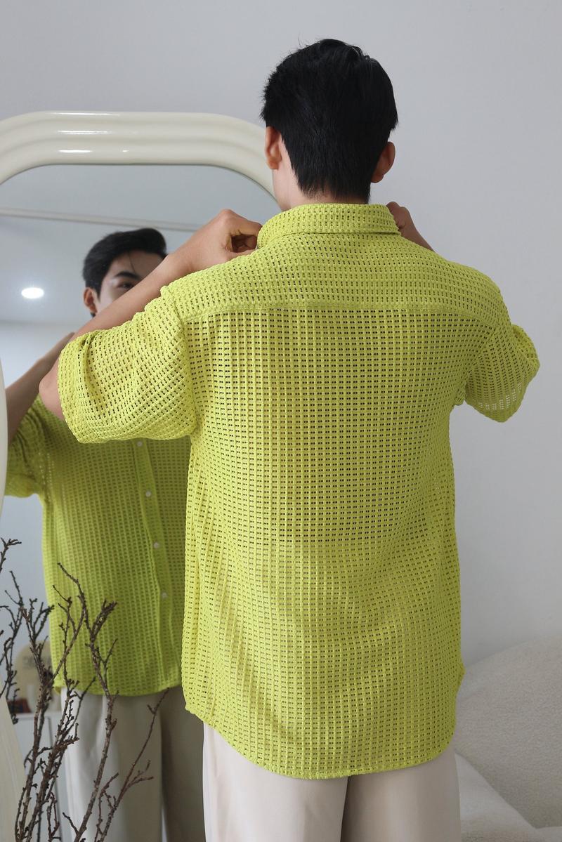 Product Introduction of Áo Sơ Mi Nam Xanh Lá - ZELDA Menswear 6