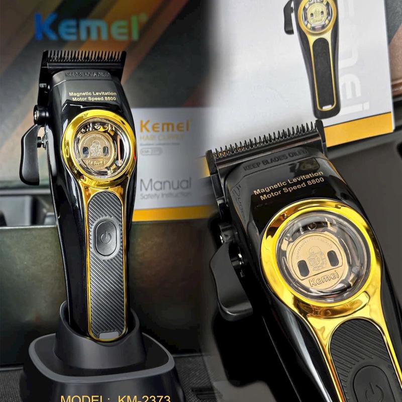 Tông đơ kemei Tông đơ cắt tóc kemei 2373 từ tính tốc độ cao 8800v/p siêu êm Cạo Râu