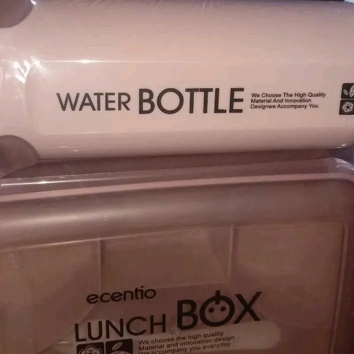 ecentio kotak bekal makan dan botol minum