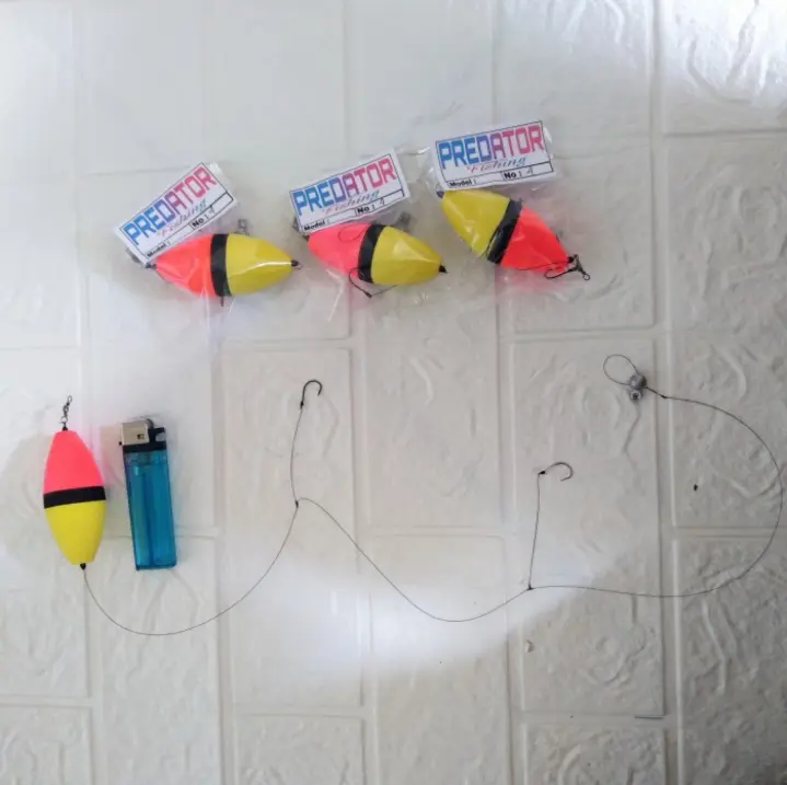 Rangkaian Set Kait Mancing Ikan Bandeng Siap Pakai Pancing Umpan 2