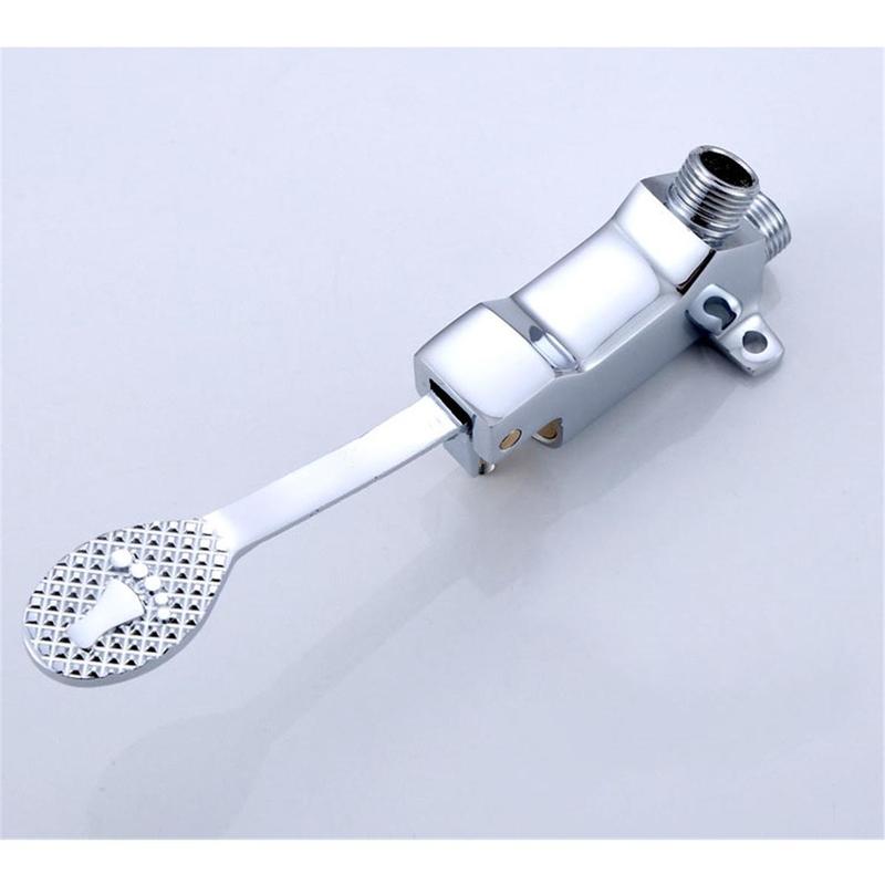 Kitchen Single Hole Sink Faucets Foot Pedal Controller Cold Water ...