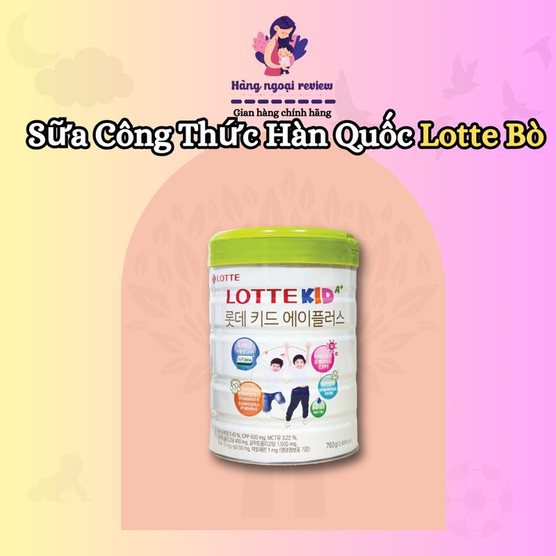 Sữa Lotte kid của Hàn 760gr (mẫu mới)