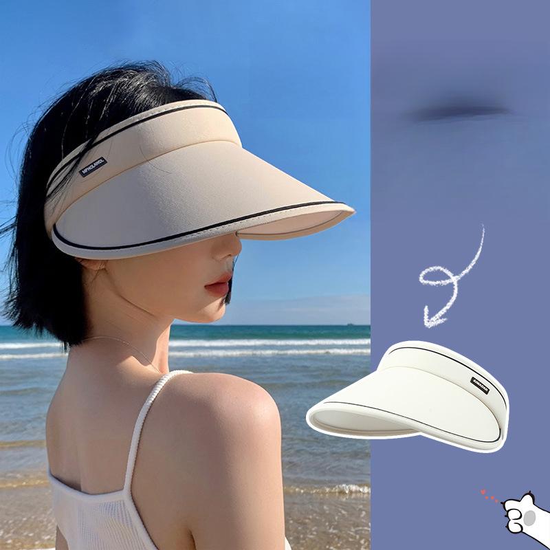 Product Introduction of Mũ Chống Nắng Cho Nữ, Mũ lưỡi Trai Mặt, Mũ Chống Nắng, Rộng Vành, Thích Hợp Để Đạp Xe, Che Mặt, Mũ Hở Đầu, Lý Tưởng Cho Mùa Hè，Phụ nữ có thể điều chỉnh mở nắp chống tia cực tím rộng cạnh dài đa chức năng mùa hè Sun Shade Cap Unisex 12