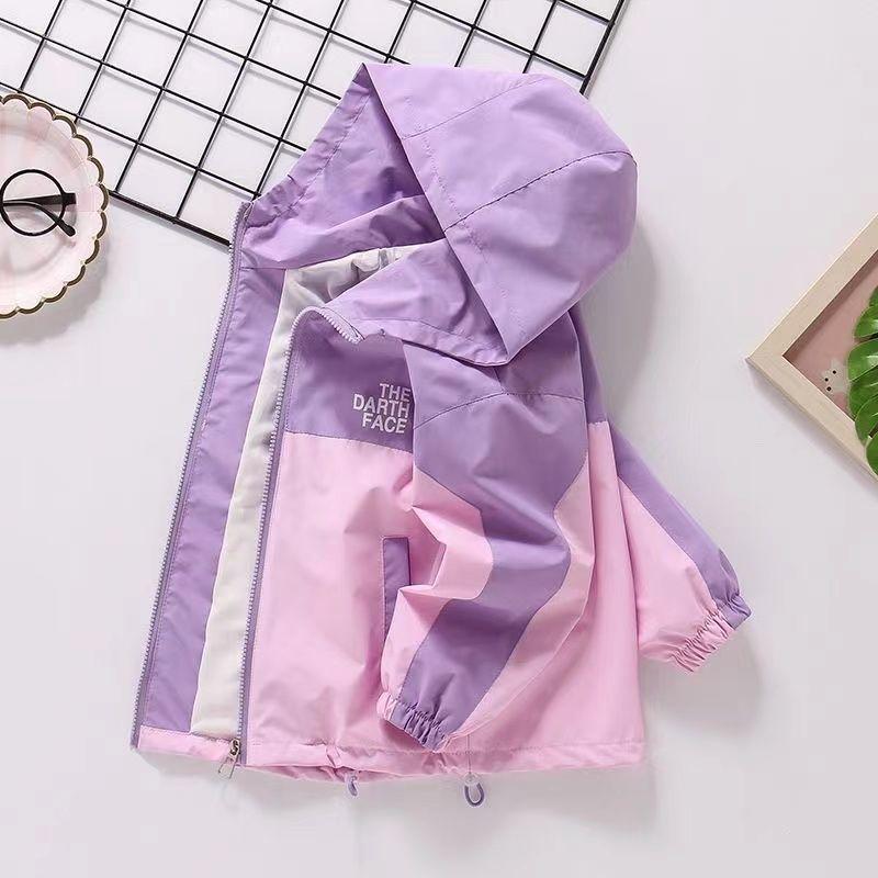 Áo Khoác Bé Gái, Áo Khoác Gió, Cho Trẻ Em, Phong Cách Phương Tây, Trẻ Em Trung Bình Và Lớn, Thời Trang, Quần Áo Mùa Thu, Thích Hợp Cho Mùa Xuân Và Mùa Thu, 2024 0