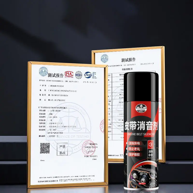Chai Xịt Bảo Dưỡng Dây Curoa Ô Tô, Gioăng Cao Su Lujieshi Giảm Tiếng Ồn Động Cơ Dầu 8