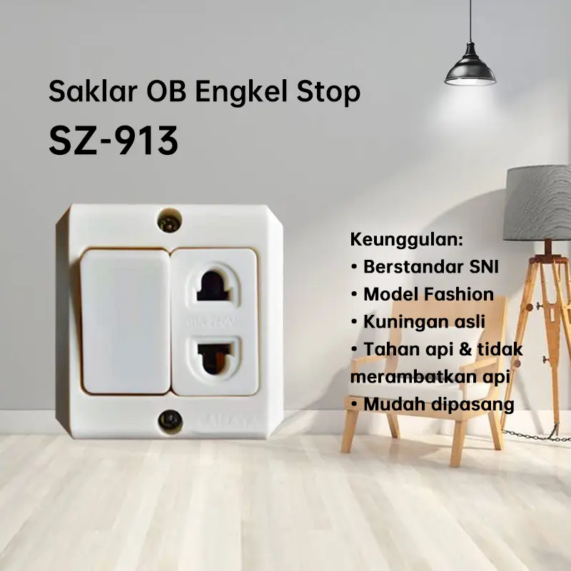 [HAO] Termurah SAKELAR IB MEREK CAHAYA SNI/SAKALAR INDOOR Harga termurah 8