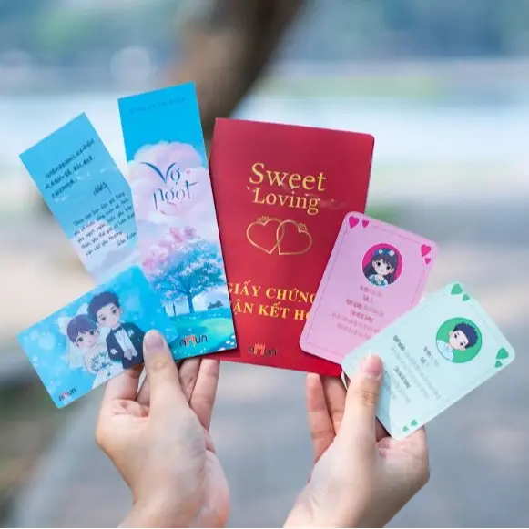 Sách - Vợ ngọt - Full quà Bookmark, postcard , giấy kết hôn - Truyện  ngôn tình - Giảo Xuân Bính 4